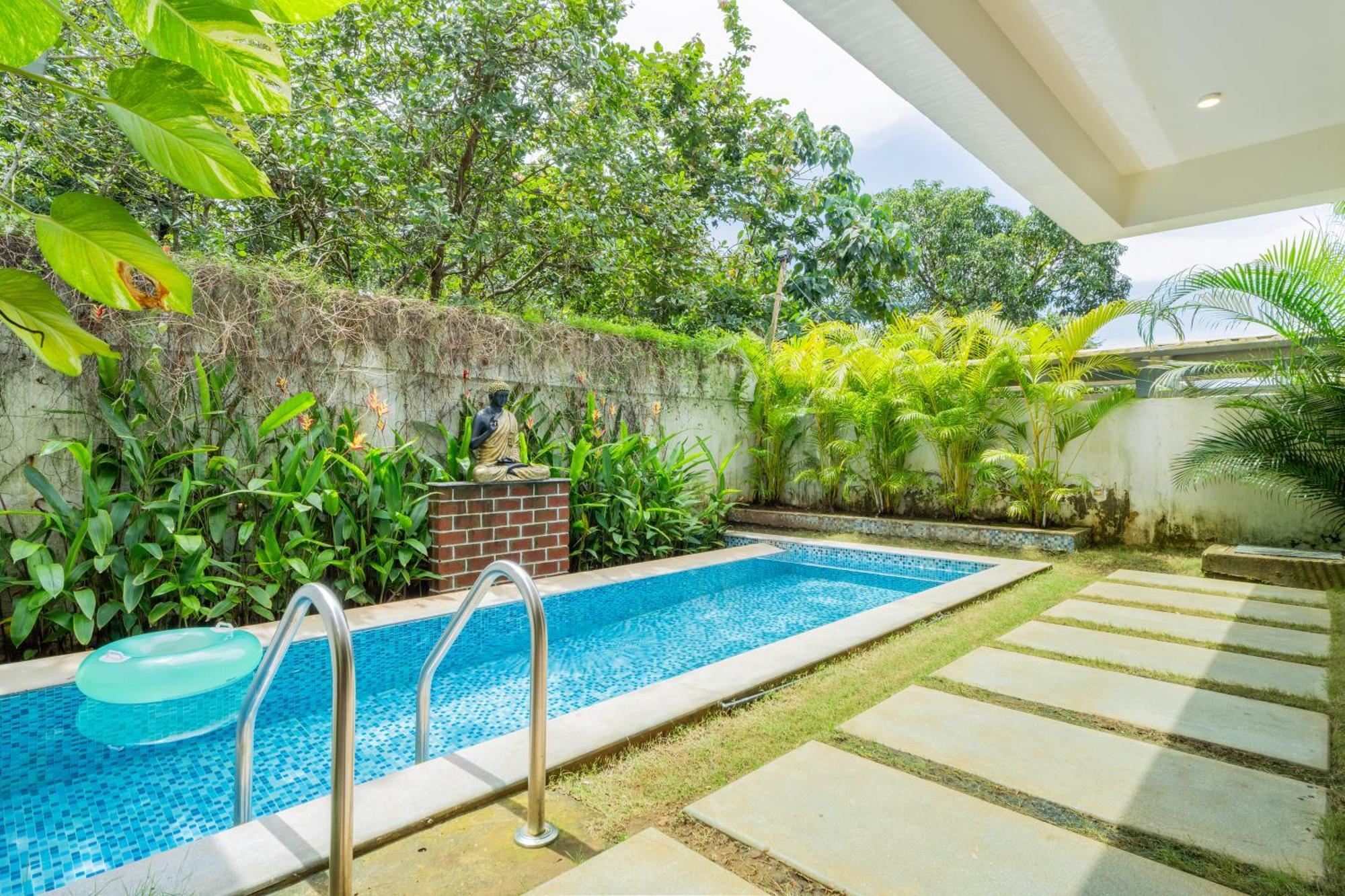 Elivaas 3 Bhk Pvt Pool & Bar - Villa Valerie Oxel Eksteriør bilde