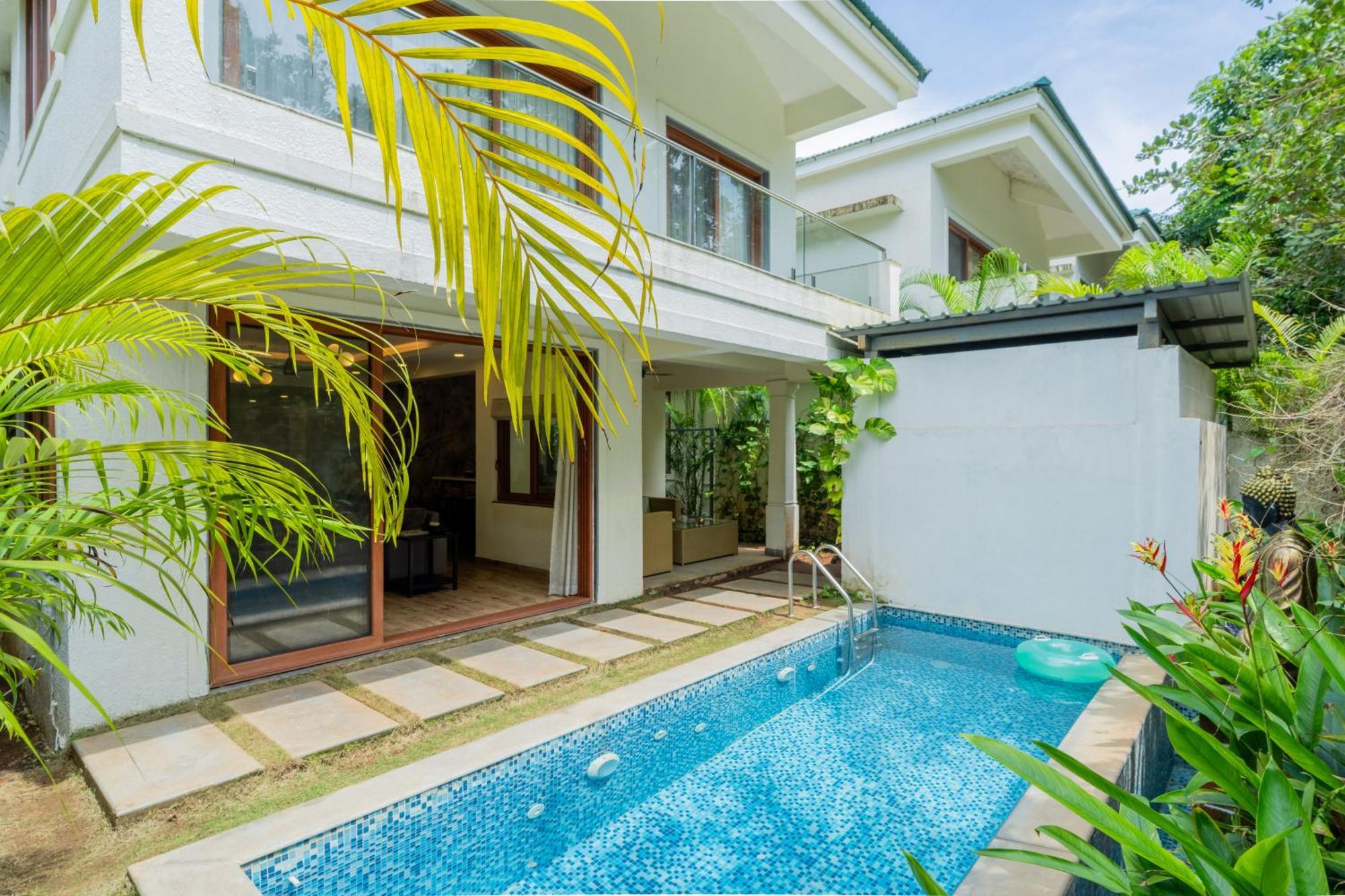 Elivaas 3 Bhk Pvt Pool & Bar - Villa Valerie Oxel Eksteriør bilde