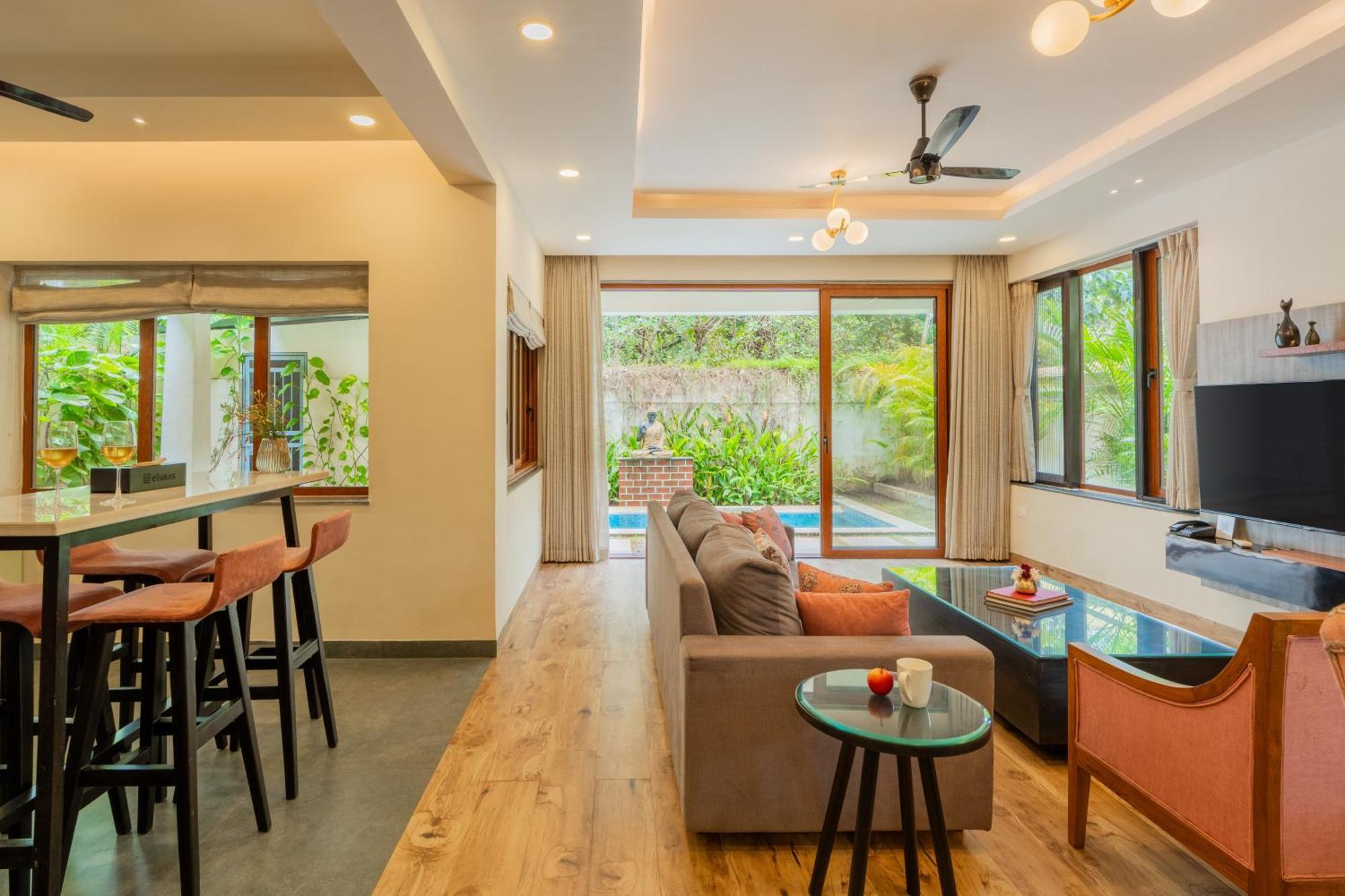 Elivaas 3 Bhk Pvt Pool & Bar - Villa Valerie Oxel Eksteriør bilde