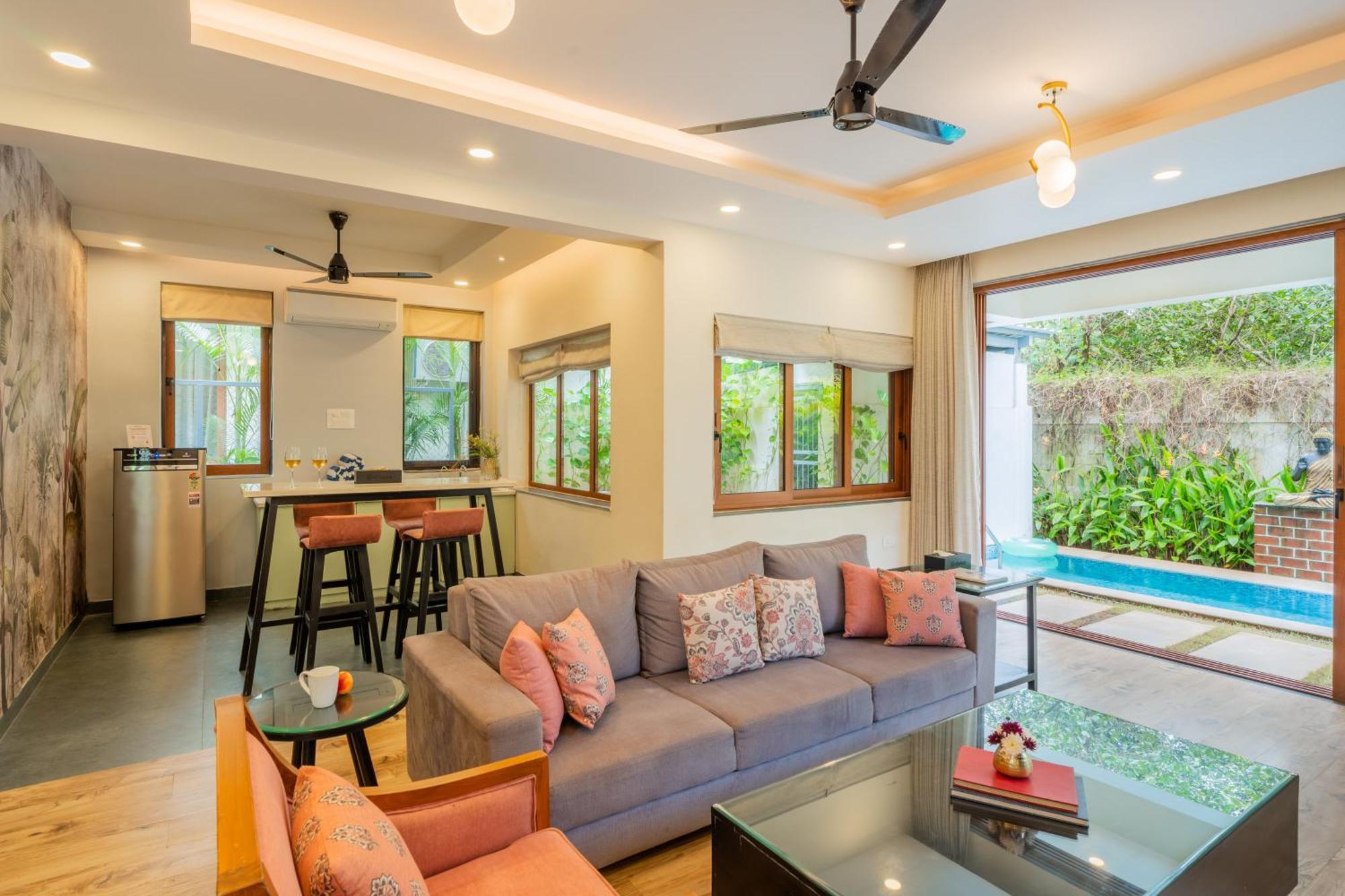 Elivaas 3 Bhk Pvt Pool & Bar - Villa Valerie Oxel Eksteriør bilde