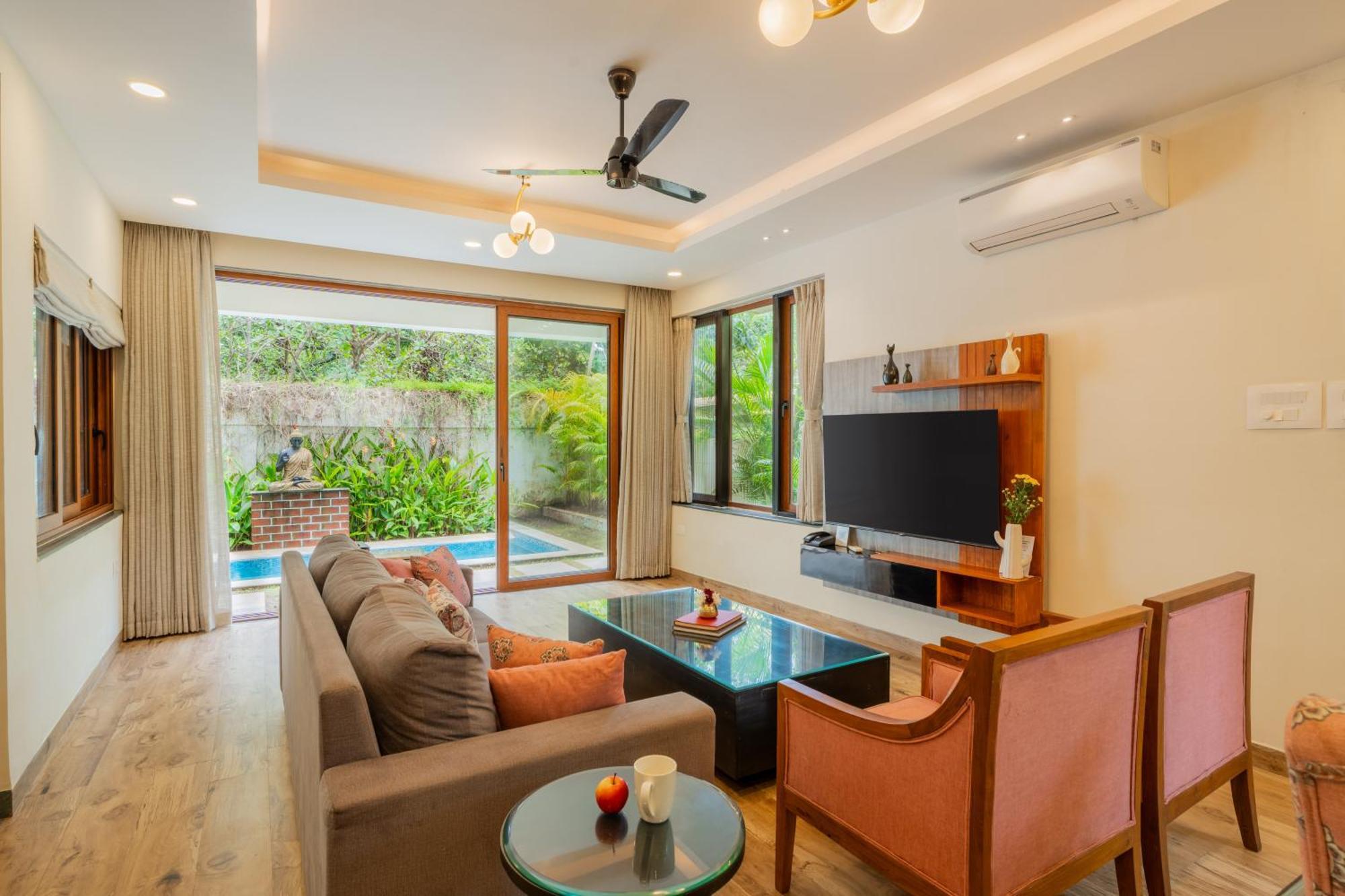 Elivaas 3 Bhk Pvt Pool & Bar - Villa Valerie Oxel Eksteriør bilde