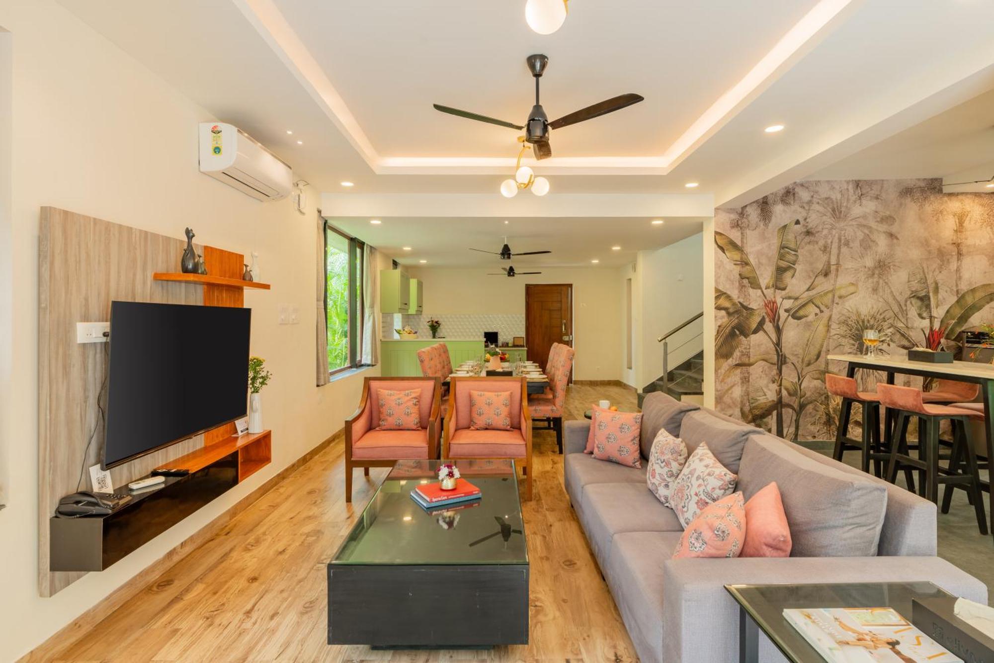 Elivaas 3 Bhk Pvt Pool & Bar - Villa Valerie Oxel Eksteriør bilde